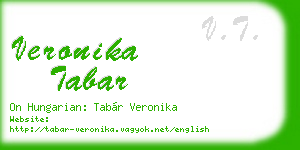 veronika tabar business card